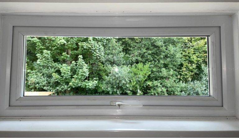 Clear double glazed window replacement